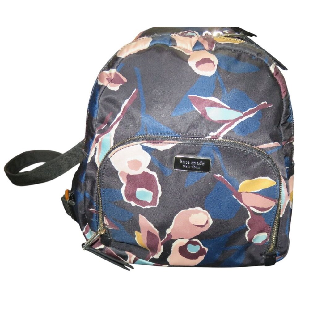 Kate Spade New York Chelsea Dawn Paper Rose Floral backpack w/ adjustable straps